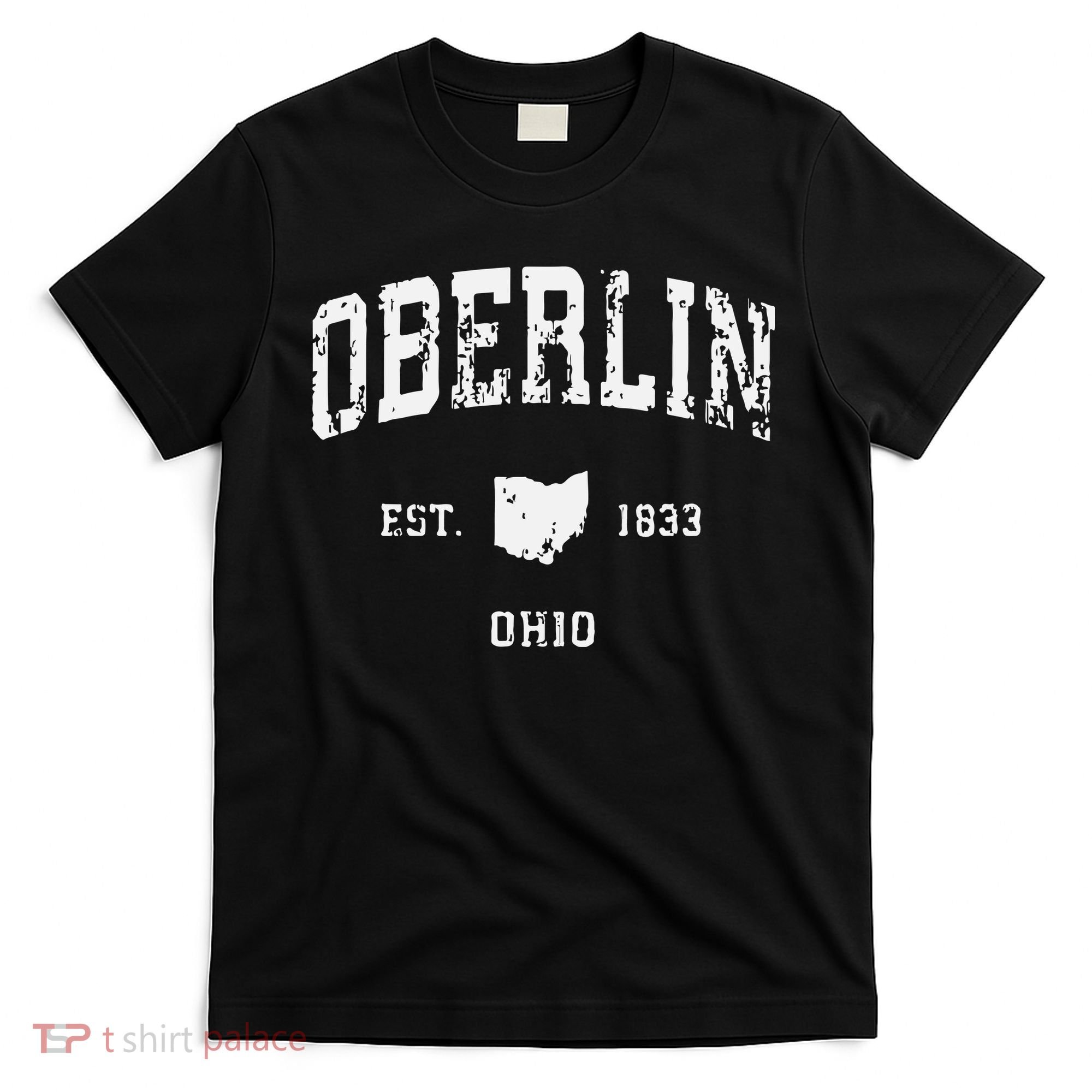 Oberlin Ohio Oh Vintage Athletic Sports T-Shirt