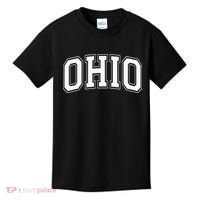 Ohio Oh Ohioan White Text Kids T-Shirt thumb 0