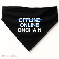 Offline Online Onchain USA-Made Doggie Bandana thumb 0