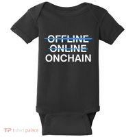 Offline Online Onchain Baby Bodysuit thumb 0