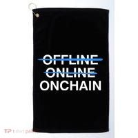 Offline Online Onchain Golf Towel thumb 0