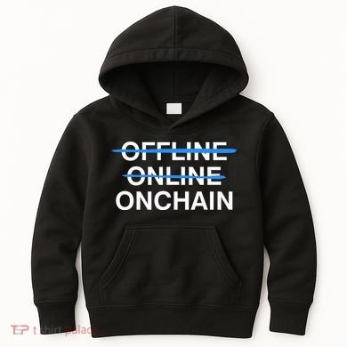 Offline Online Onchain Kids Hoodie