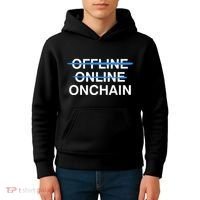 Offline Online Onchain Kids Hoodie thumb 4
