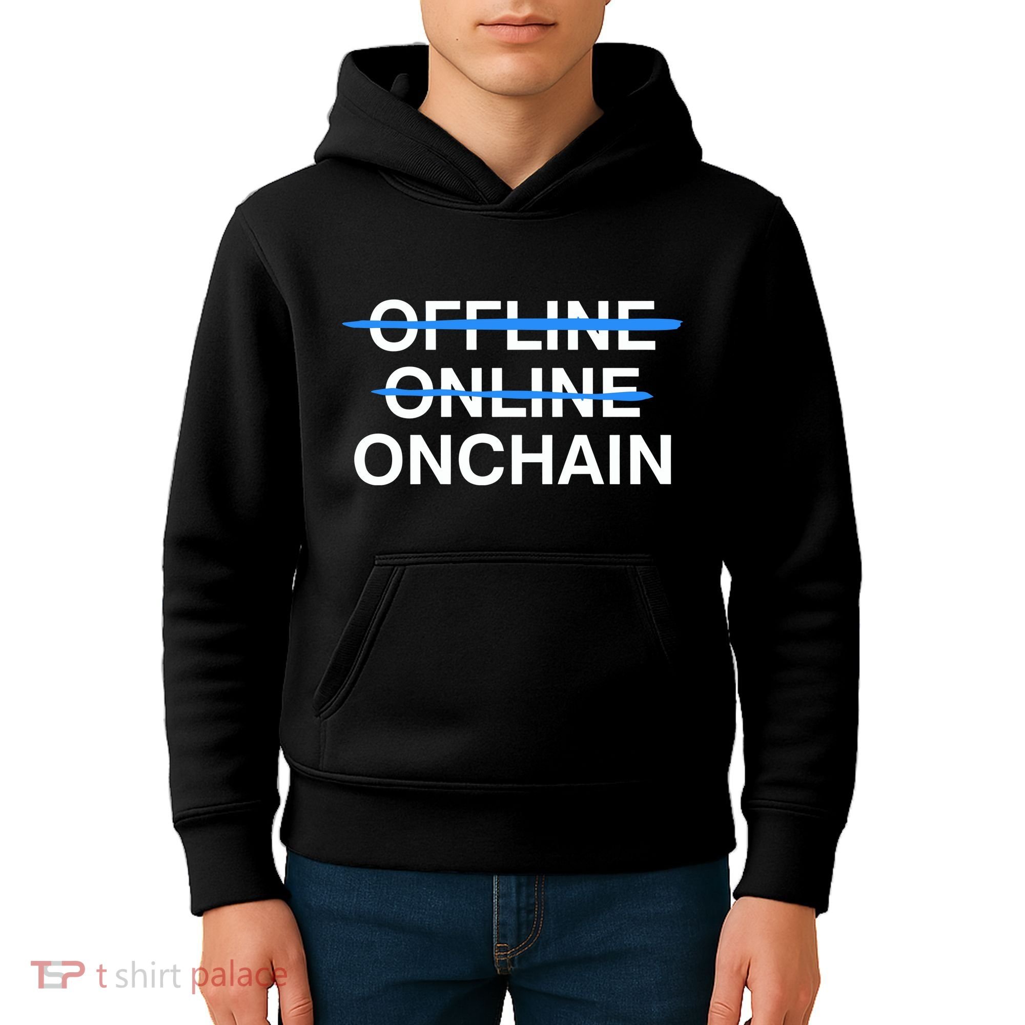 Offline Online Onchain Kids Hoodie