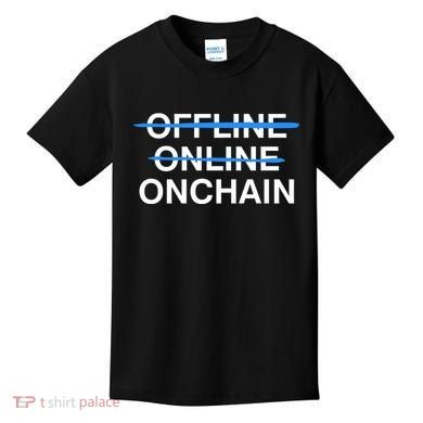 Offline Online Onchain Kids T-Shirt