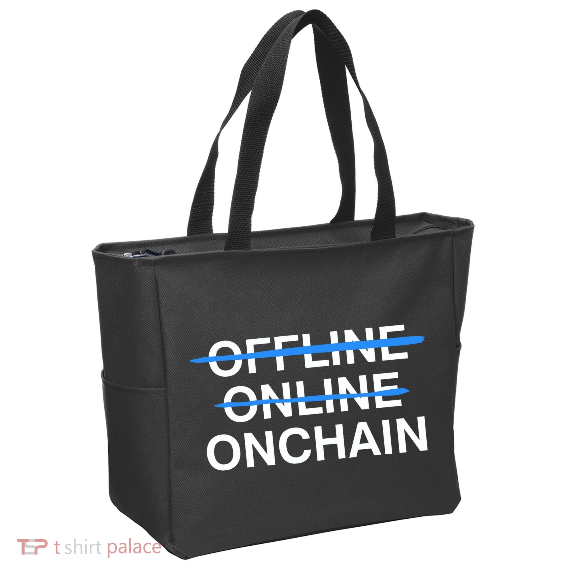 Offline Online Onchain Tote Bag