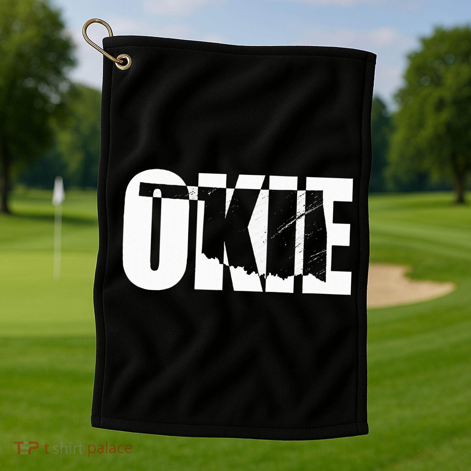 Okie Oklahoma Proud Golf Towel