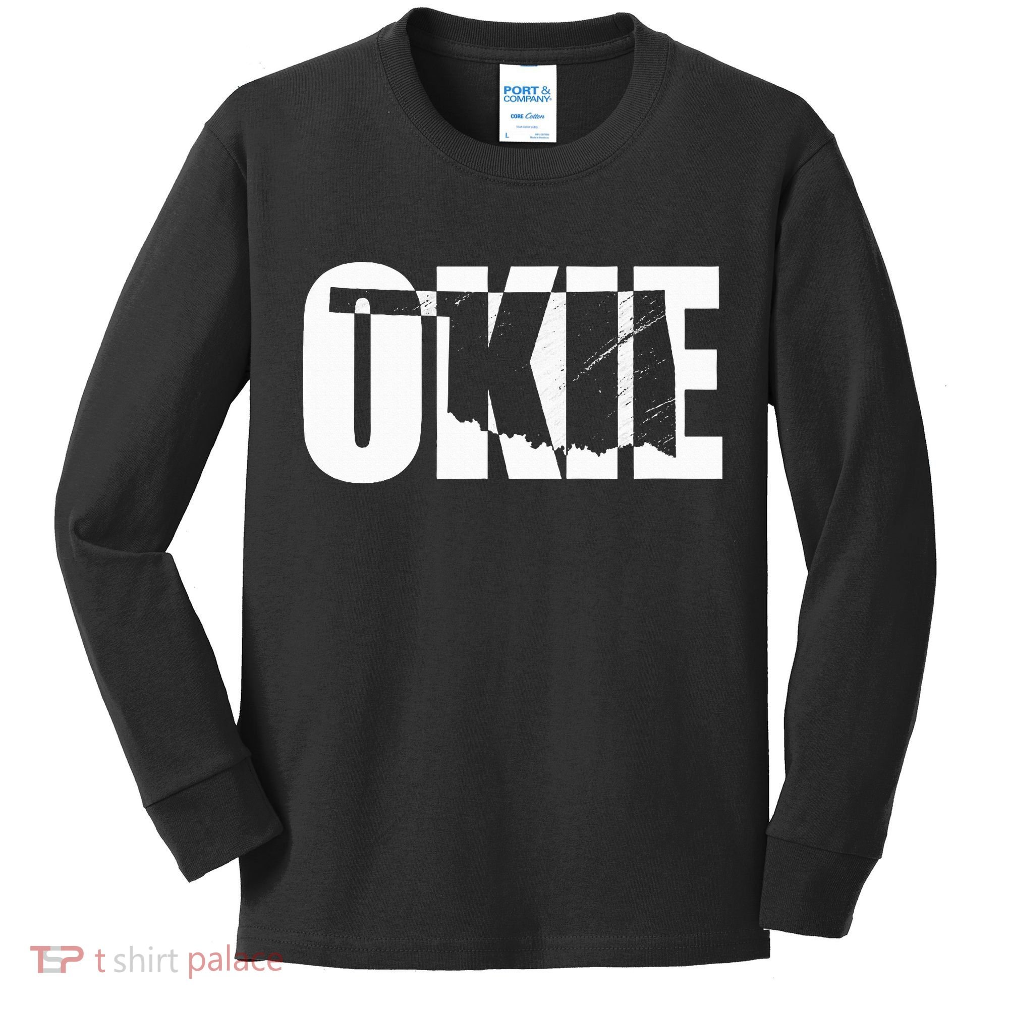 Okie Oklahoma Proud Kids Long Sleeve Shirt