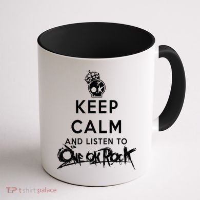 One Ok Rock Keep Calm Coffee Mug back