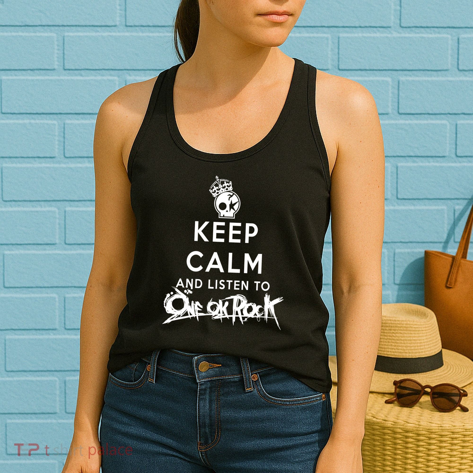 One Ok Rock Keep Calm Women's Tank Top
