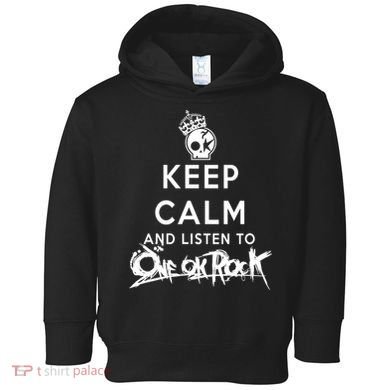 One Ok Rock Keep Calm Toddler Hoodie
