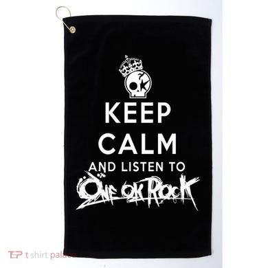 One Ok Rock Keep Calm Golf Towel