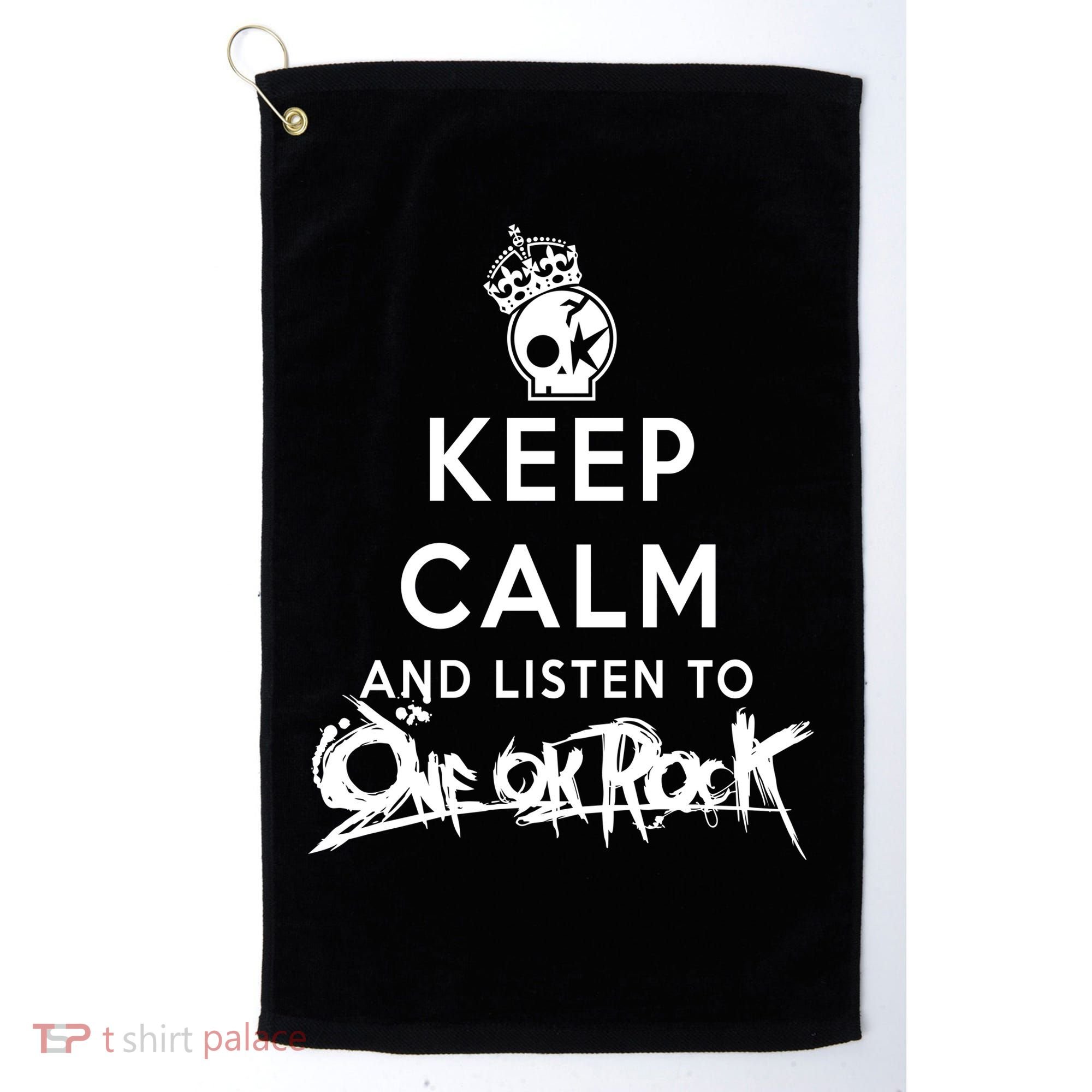 One Ok Rock Keep Calm Golf Towel