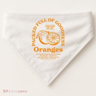 Oranges USA-Made Doggie Bandana