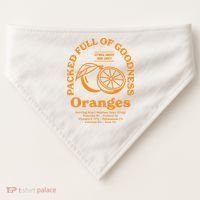 Oranges USA-Made Doggie Bandana thumb 0