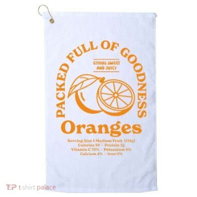 Oranges Golf Towel