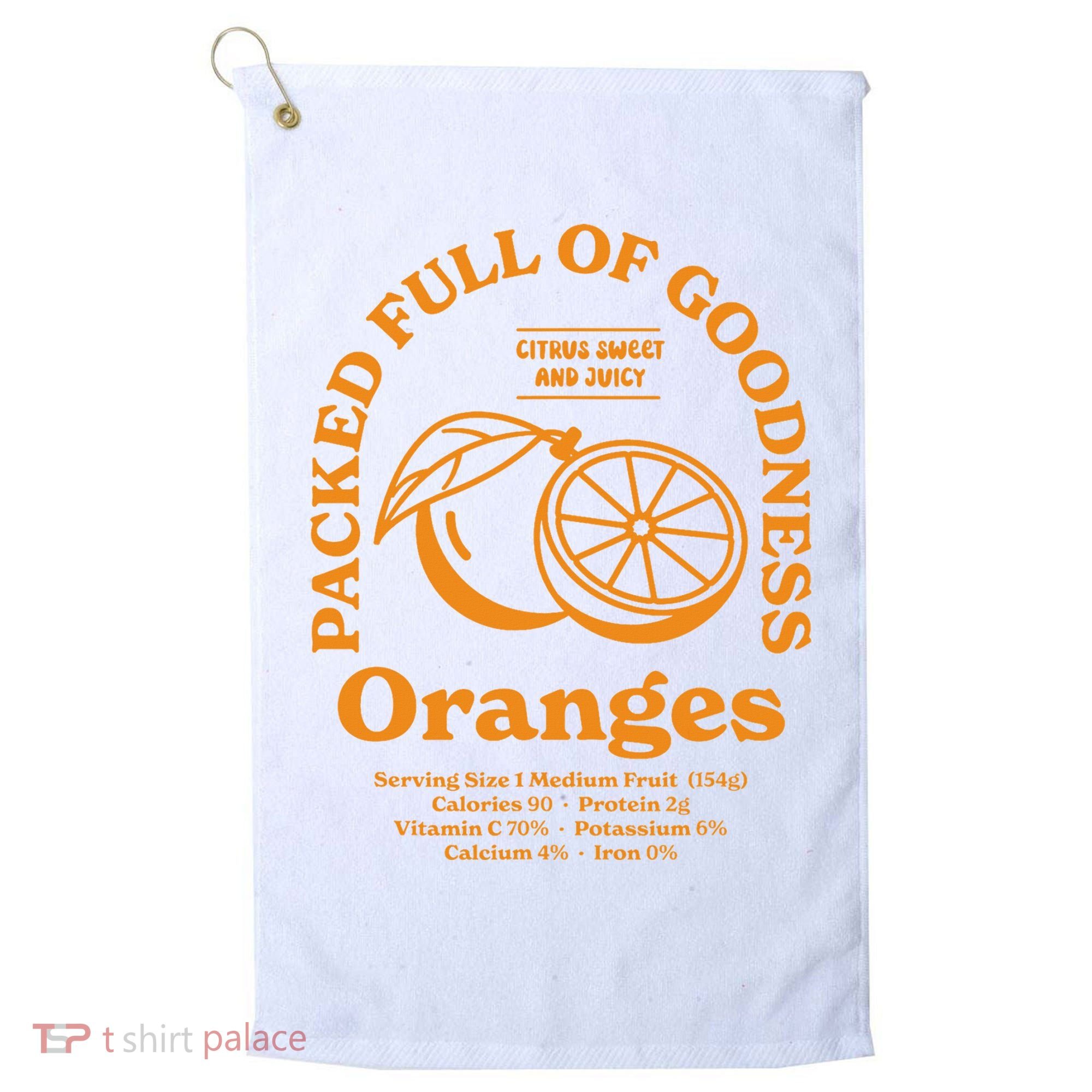 Oranges Golf Towel