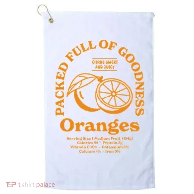 Oranges Golf Towel