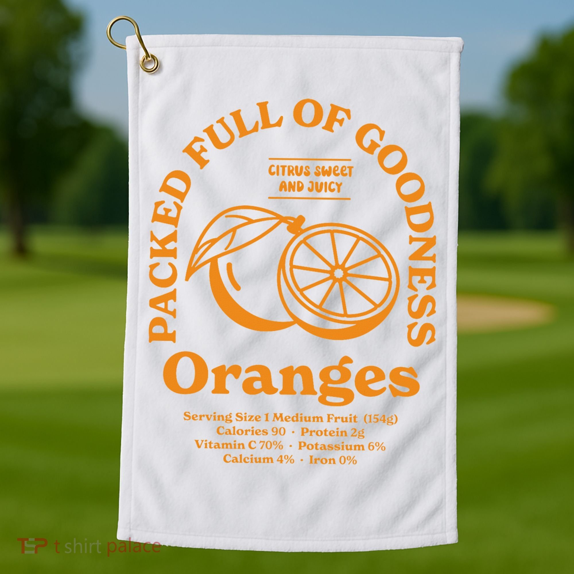Oranges Golf Towel