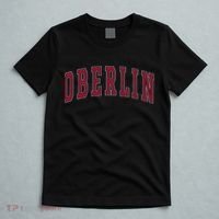 Oberlin Ohio Souvenir College Style Red Text T-Shirt thumb 5