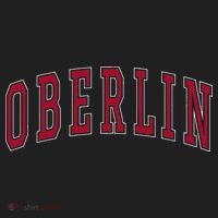 Oberlin Ohio Souvenir College Style Red Text Beanie thumb 2