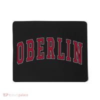 Oberlin Ohio Souvenir College Style Red Text Mousepad thumb 0