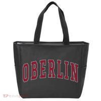 Oberlin Ohio Souvenir College Style Red Text Tote Bag thumb 0