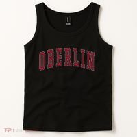 Oberlin Ohio Souvenir College Style Red Text Tank Top thumb 2