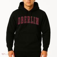 Oberlin Ohio Souvenir College Style Red Text Hoodie thumb 2