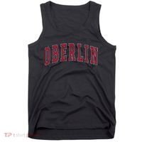Oberlin Ohio Souvenir College Style Red Text Tank Top thumb 0