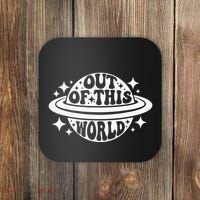 Out Of This World Groovy Planet Space Astronomy Coaster thumb 0
