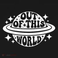 Out Of This World Groovy Planet Space Astronomy Women's Hoodie thumb 2