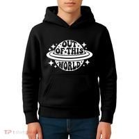 Out Of This World Groovy Planet Space Astronomy Kids Hoodie thumb 4