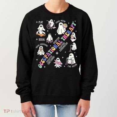Ot Occupational Therapy Therapist Halloween Spooky Women's Sweatshirt