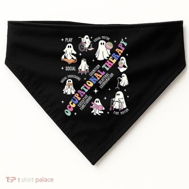 Ot Occupational Therapy Therapist Halloween Spooky USA-Made Doggie Bandana