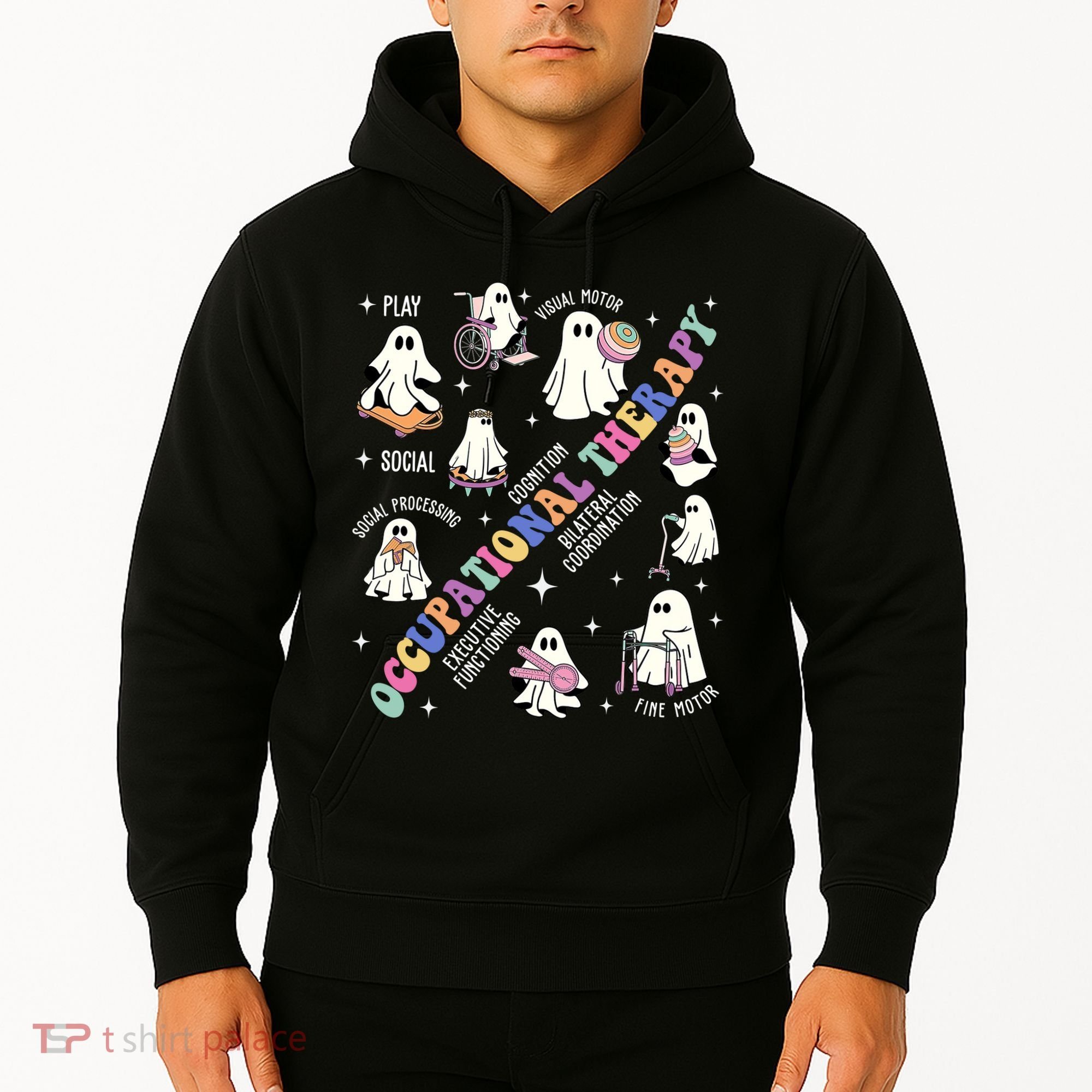 Ot Occupational Therapy Therapist Halloween Spooky Hoodie