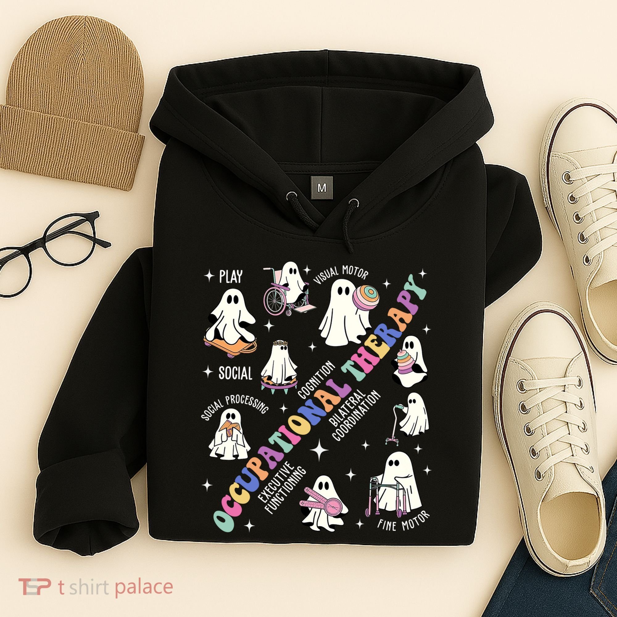 Ot Occupational Therapy Therapist Halloween Spooky Hoodie