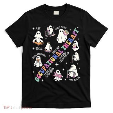 Ot Occupational Therapy Therapist Halloween Spooky T-Shirt