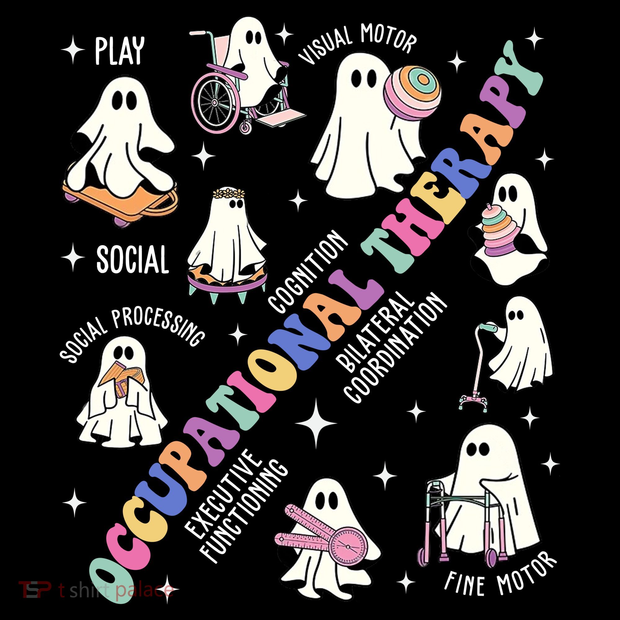 Ot Occupational Therapy Therapist Halloween Spooky Ornament
