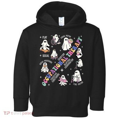 Ot Occupational Therapy Therapist Halloween Spooky Toddler Hoodie