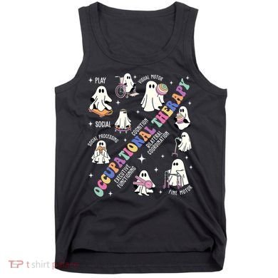 Ot Occupational Therapy Therapist Halloween Spooky Tank Top