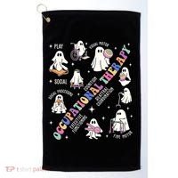Ot Occupational Therapy Therapist Halloween Spooky Golf Towel thumb 0