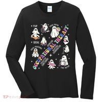 Ot Occupational Therapy Therapist Halloween Spooky Women's Long Sleeve Shirt thumb 0