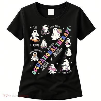 Ot Occupational Therapy Therapist Halloween Spooky Women's T-Shirt