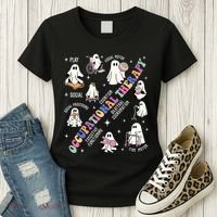 Ot Occupational Therapy Therapist Halloween Spooky Women's T-Shirt thumb 3