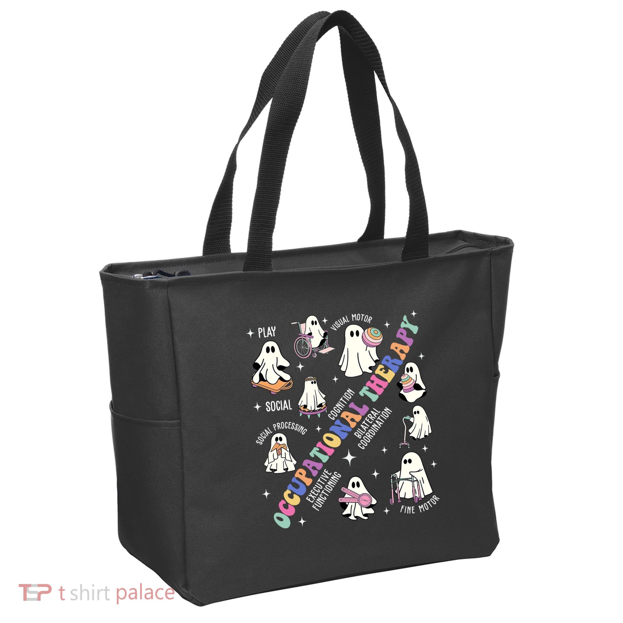 Ot Occupational Therapy Therapist Halloween Spooky Tote Bag
