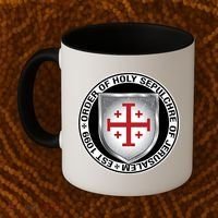 Order Of The Holy Sepulchre Of Jerusalem Shield Gift Coffee Mug thumb 2