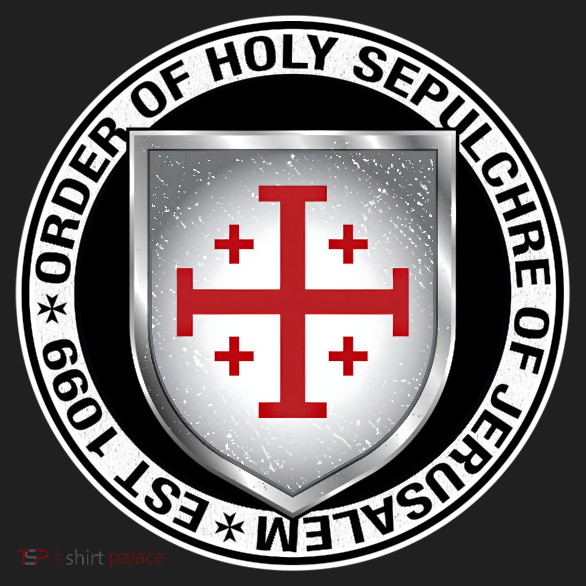 Order Of The Holy Sepulchre Of Jerusalem Shield Gift Beanie