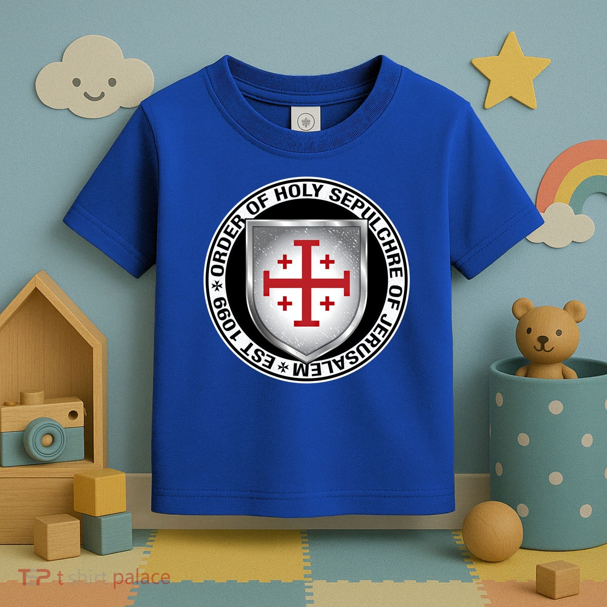 Order Of The Holy Sepulchre Of Jerusalem Shield Gift Toddler T-Shirt