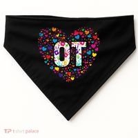 Ot Occupational Therapy Heart Occupational Therapist USA-Made Doggie Bandana thumb 0
